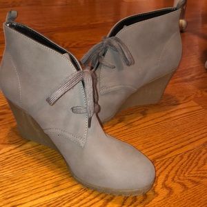 Brand New wedge ankle booties